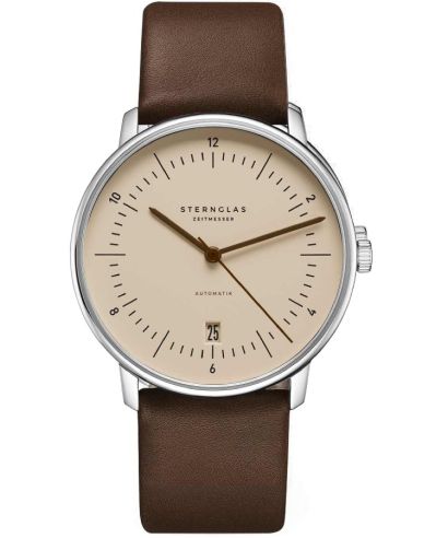 Hodinky pánske Sternglas Naos Sand Brown Automatic