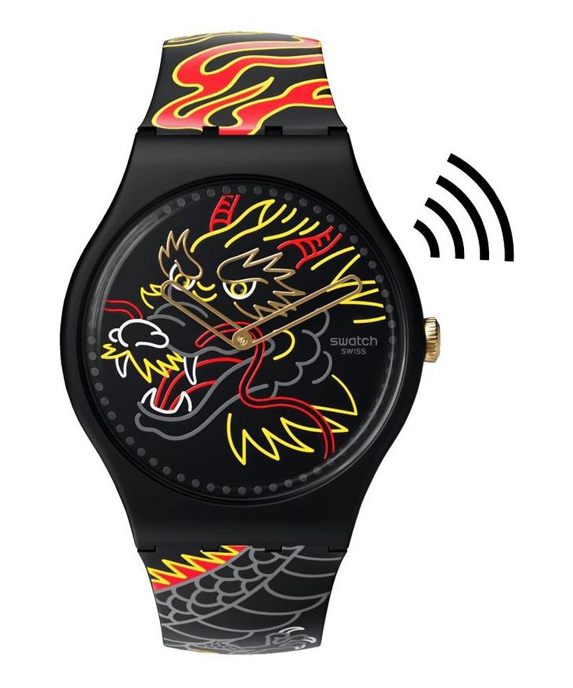 Hodinky unisex Swatch Dragon in Wind Pay!
