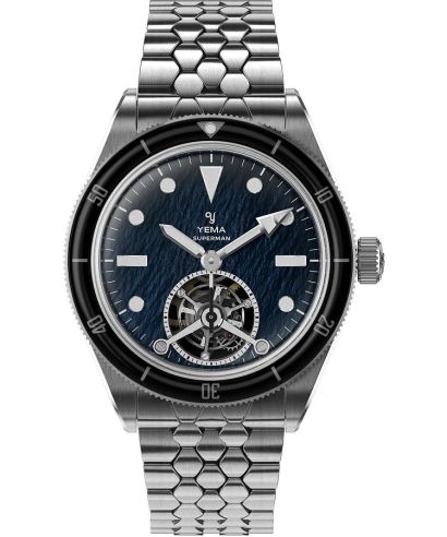 Hodinky pánske Yema Superman Tourbillon Automatic Titanium Limited Edition
