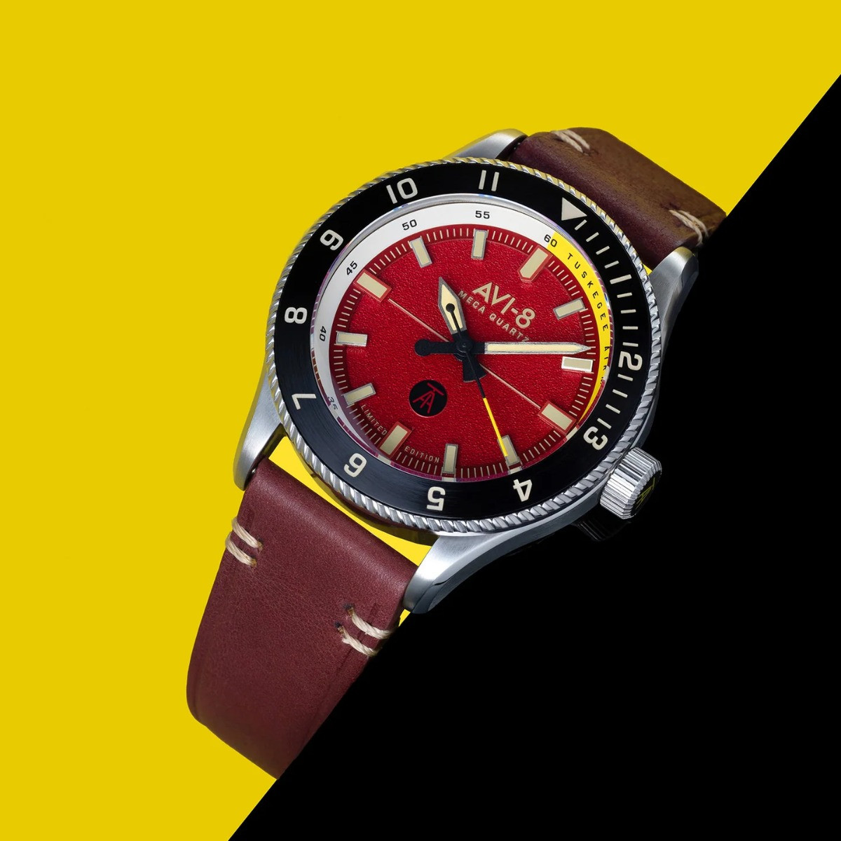Hodinky pánske AVI-8 Flyboy Tuskegee Airmen Limited Edition SET