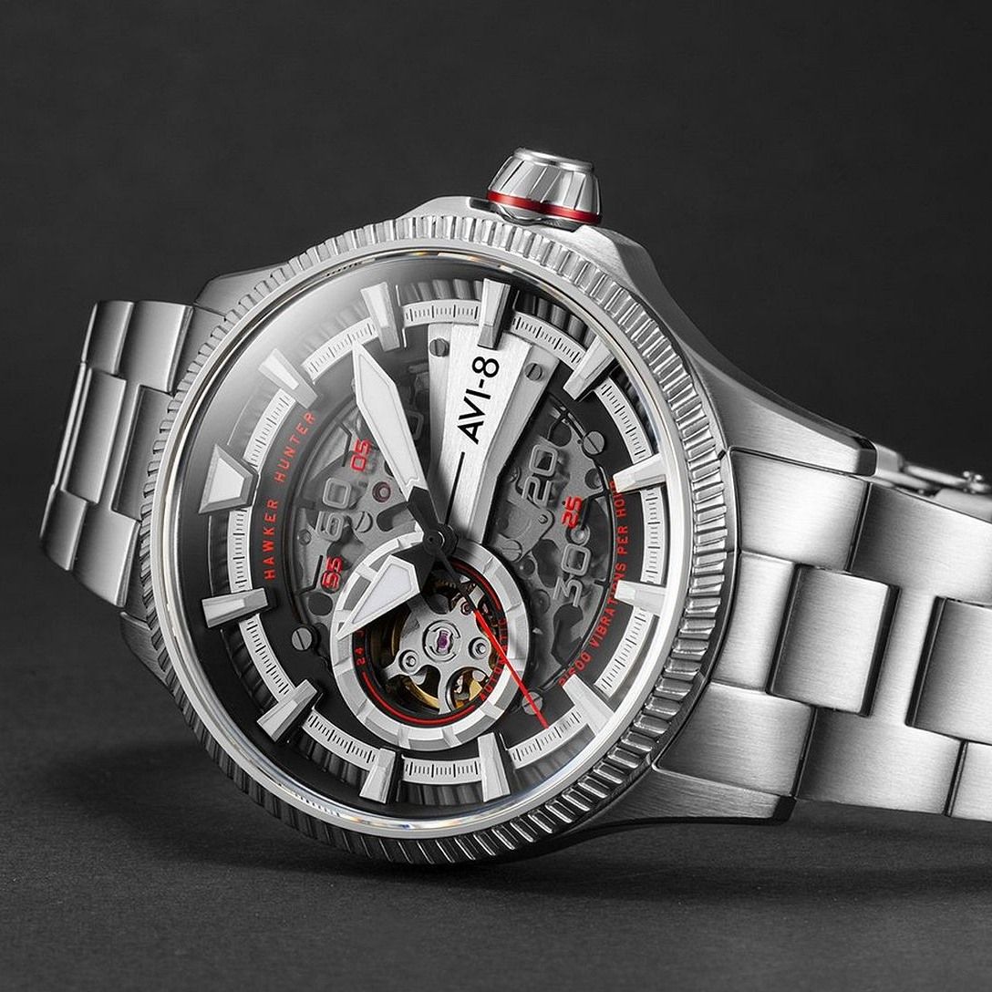 Hodinky Pánske AVI-8 Hawker Hunter Avon Automatic Diables Rouges