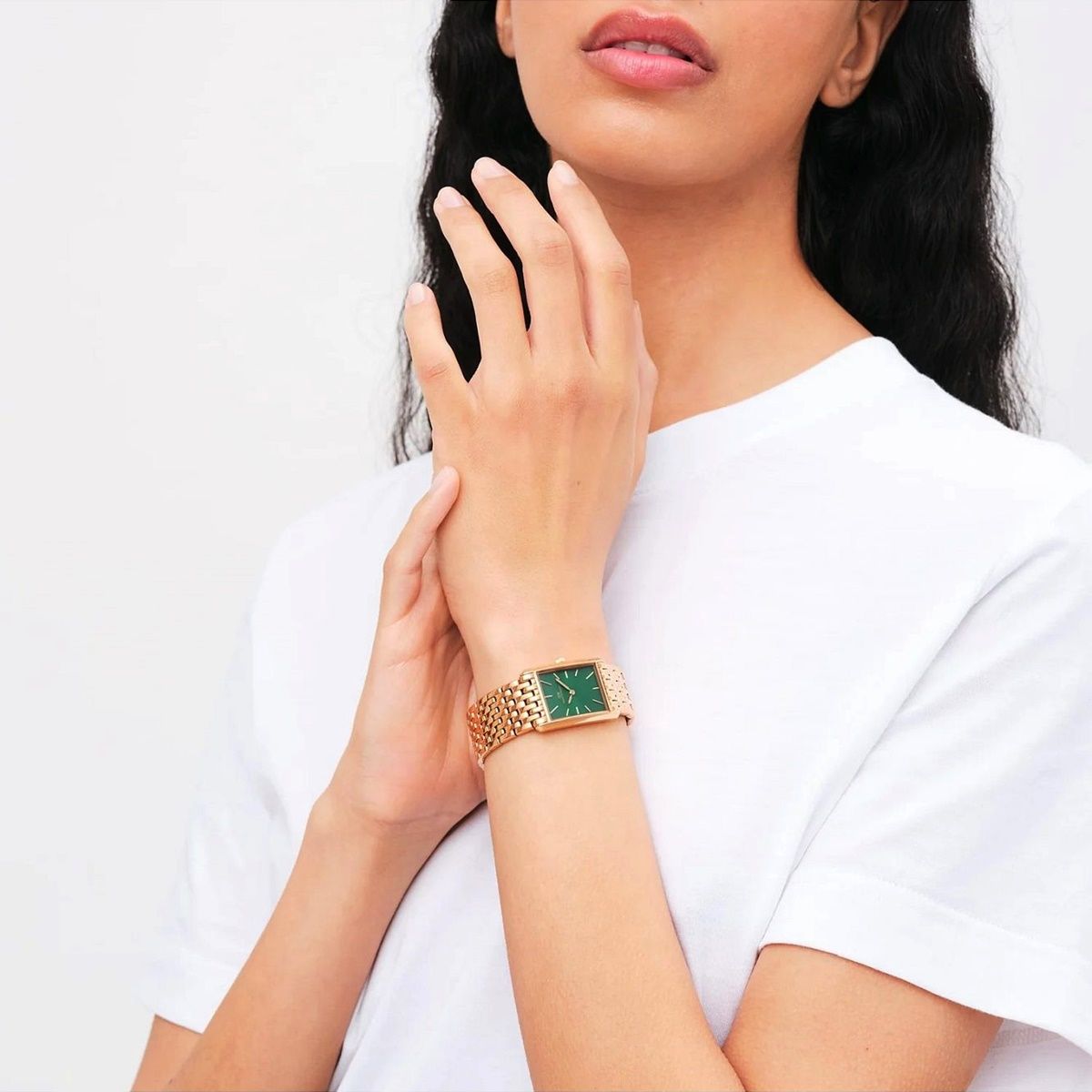 Hodinky dámske Daniel Wellington Bound 9-Link Emerald Sunray 22