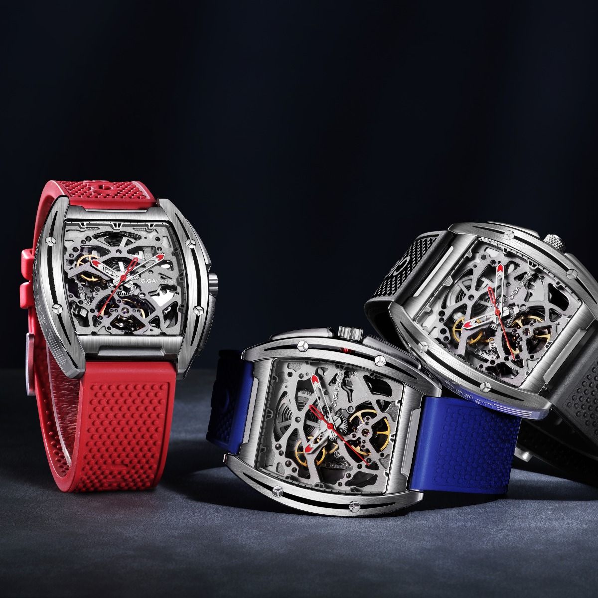 Hodinky Pánske Ciga Design Z-Series Edge Stainless Steel Skeleton Automatic