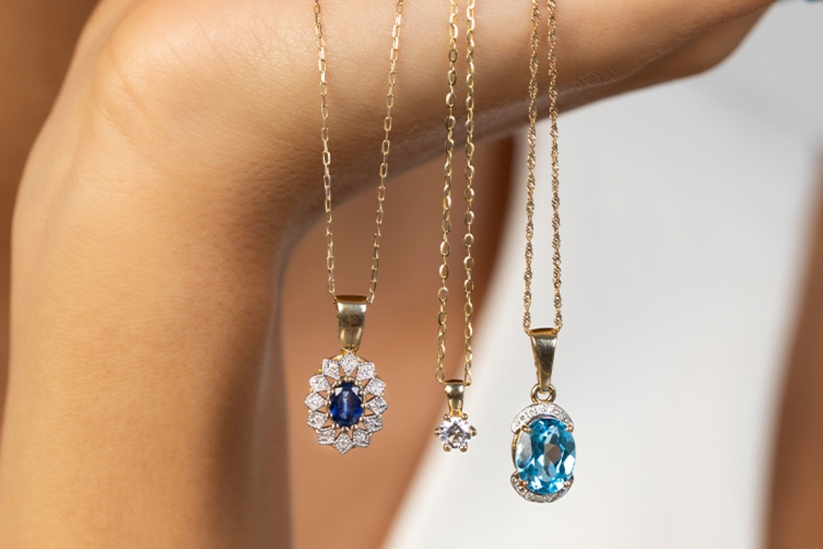 Bonore náhrdelníky s drahými kameňmi pre ženy