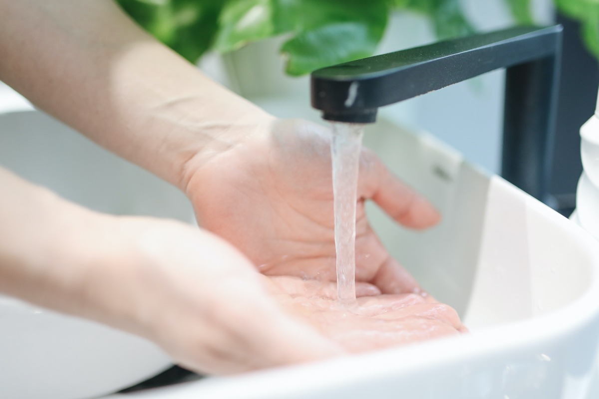 Hygiena zápästia Umývanie rúk