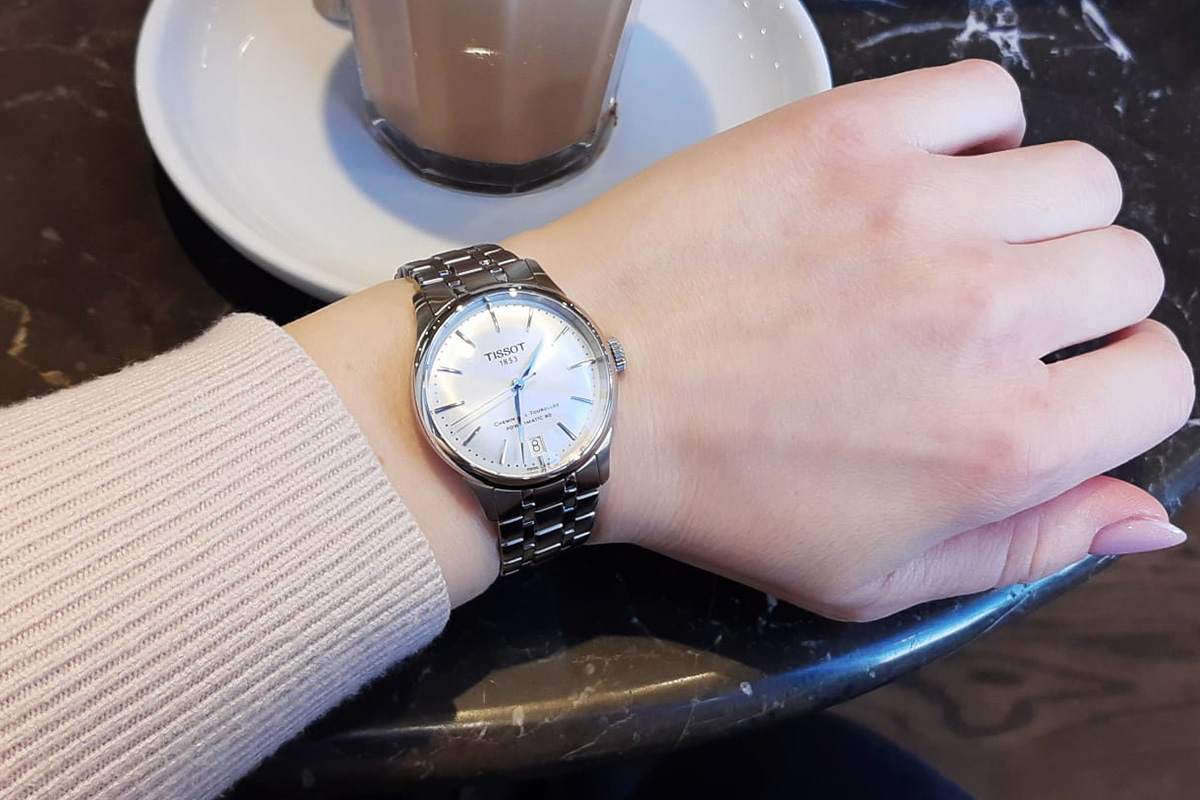 Dámske náramkové hodinky Tissot Chemin des Tourelles Powermatic 80