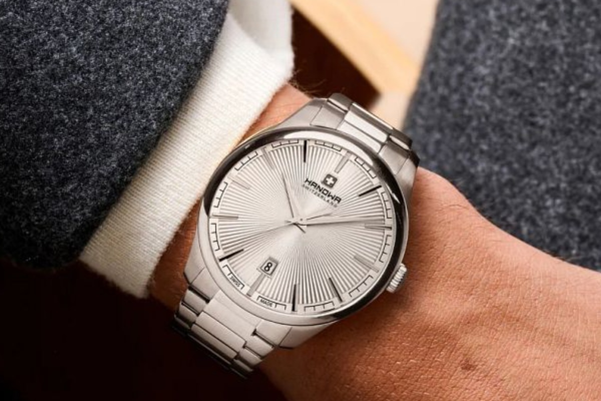 Tiché luxusné náramkové hodinky Hanow