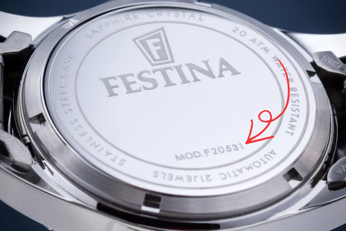 Číslo modelu Referenčné číslo hodiniek