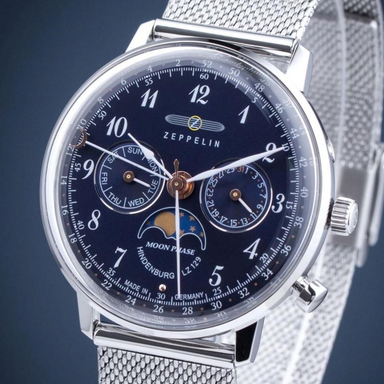 Zegarek Zeppelin 7037M-3 - Tarcza