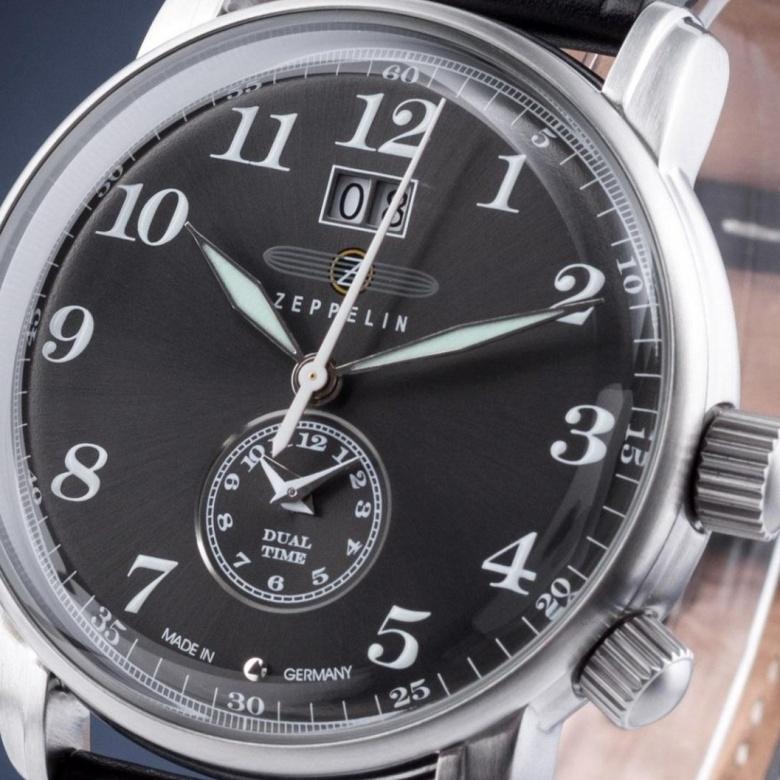 Zegarek Zeppelin 7644-2 - Tarcza