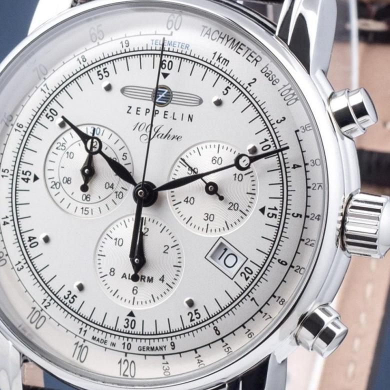 Zegarek Zeppelin 7680-1 - Tarcza