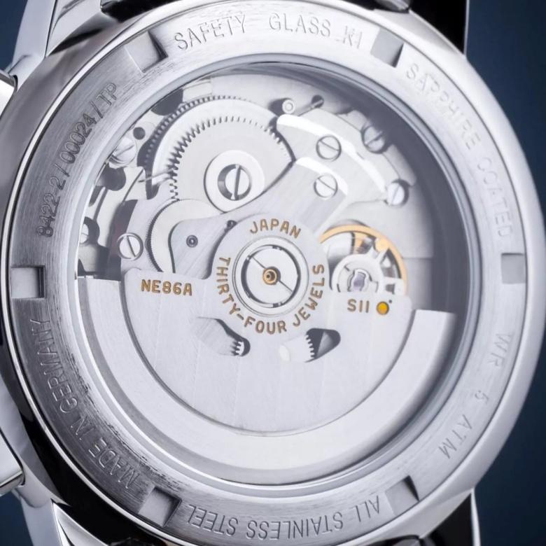 Zegarek Zeppelin 8422-2 - Transparentny dekiel