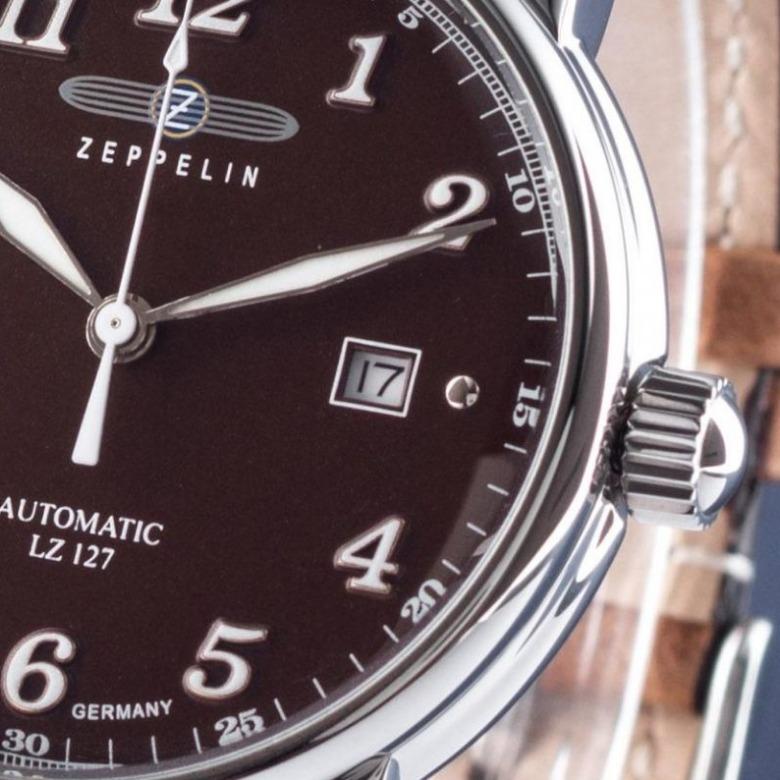 Zegarek Zeppelin 8656-3 - Datownik 