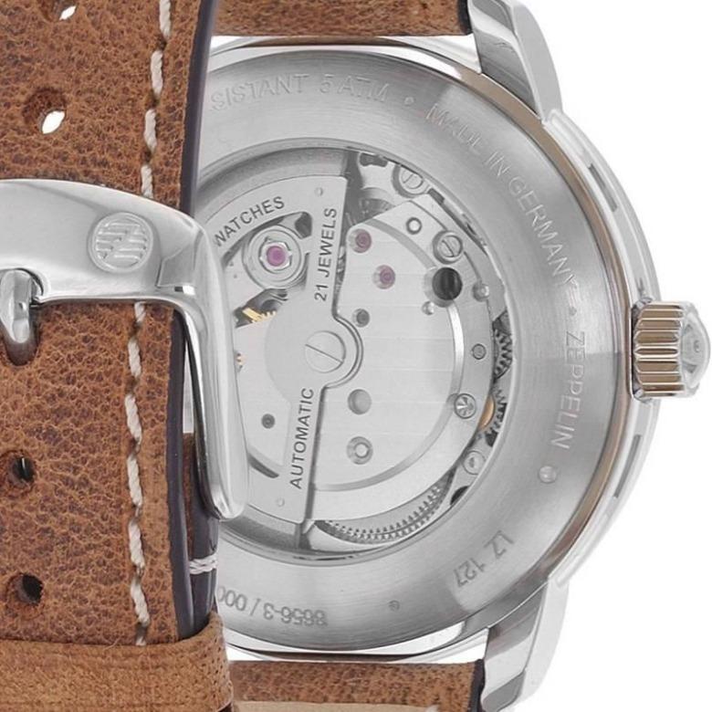 Zegarek Zeppelin 8656-3 - Transparentný dekiel