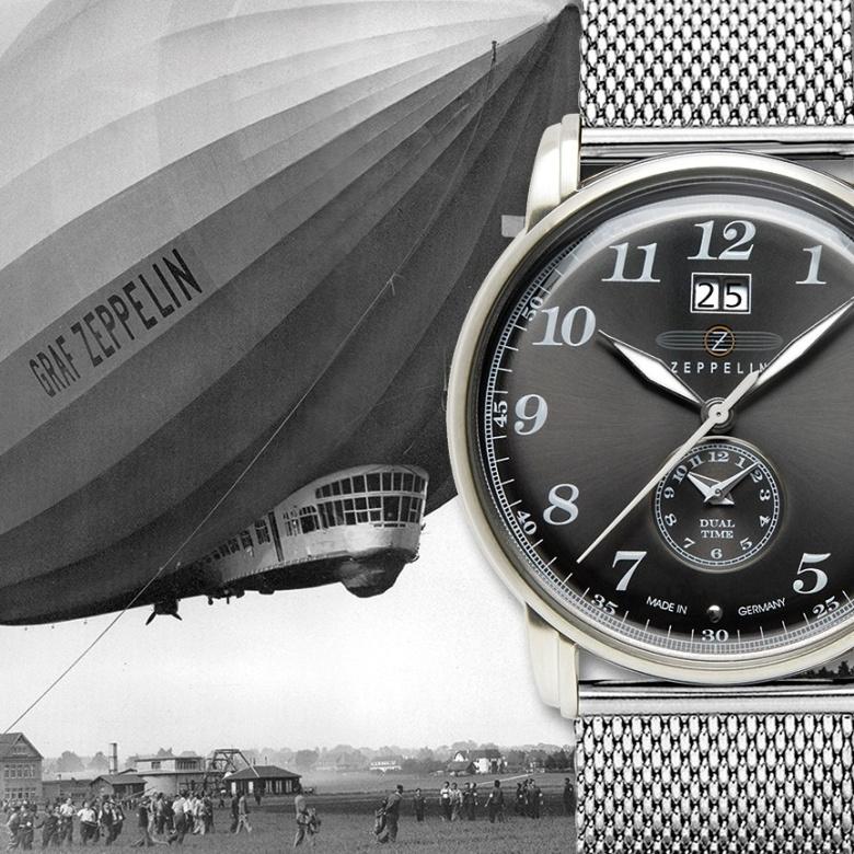 Zegarek Zeppelin 7644-2 - duálny čas